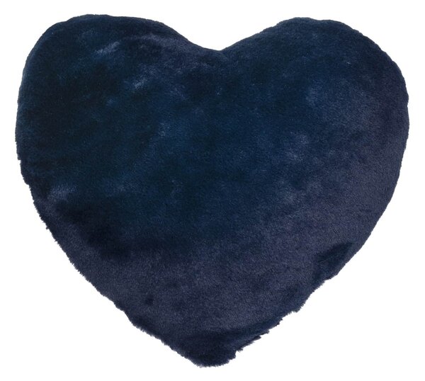 Amo la Casa Μαξιλαράκι Διακόσμησης Super Soft Fur 40x40 - Blue Heart