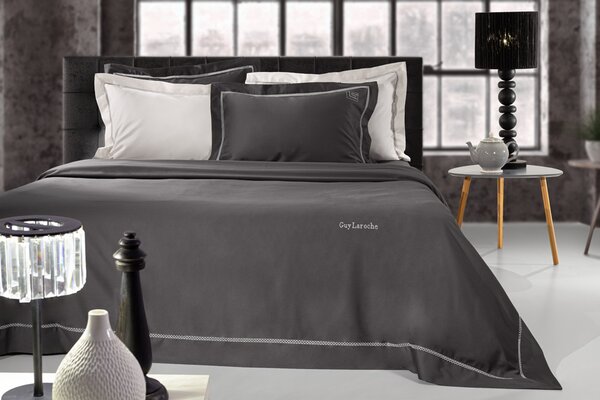 Σετ Παπλωματοθήκη King Size Blend Anthracite 1x(240x250) + 2x(50x70) - Guy Laroche