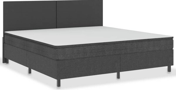 VidaXL Πλαίσιο Κρεβατιού Boxspring Γκρι 200 x 200 εκ. Υφασμάτινο