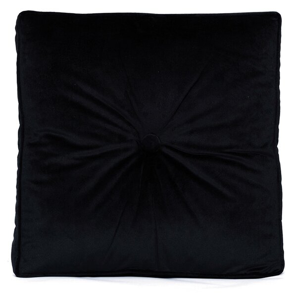 Διακοσμητικο Μαξιλαρι Velvet Feel 45x45 Vf807 Black