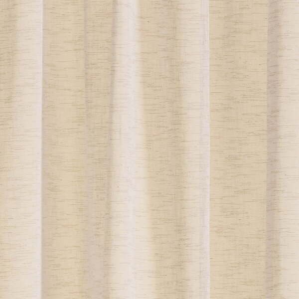 Κουρτίνα (140x270) Με Τρέσα Easy Home Harmonica Beige