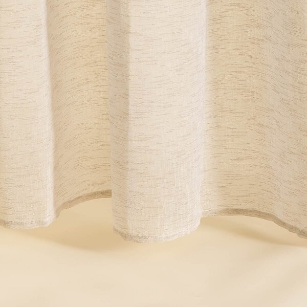 Κουρτίνα (140x270) Με Τρέσα Easy Home Harmonica Beige