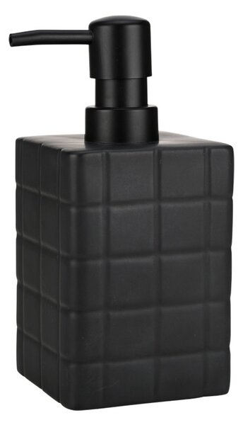 Dispenser Μπάνιου 450ml (7.5x7.5x15) Estia Tiles Μαύρο 02-27698