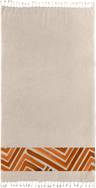 Πετσέτα Θαλάσσης Pestemal 19 Beige 90x170 - Guy Laroche