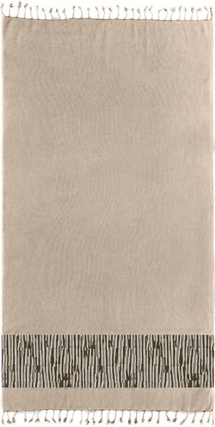 Πετσέτα θαλάσσης - Παρεό PESTEMAL 8 BEIGE 90X170 - Guy Laroche