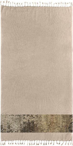 Πετσέτα Θαλάσσης Pestemal 6 Beige 90x170 - Guy Laroche