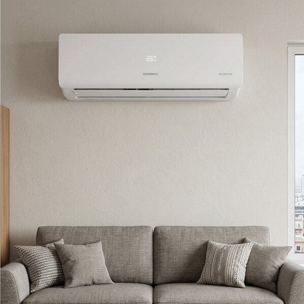 Κλιματιστικό Inverter Daewoo DAC-18CHSDW-NK με Wi-Fi, απόδοση 18000 Btu και ενεργειακή κλάση A++/A+++ - White
