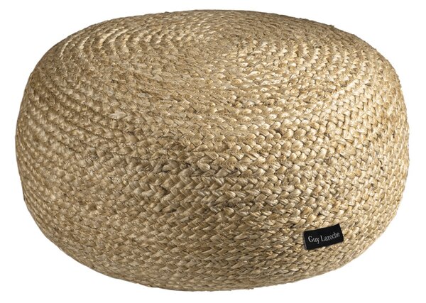Πουφ (Φ65x30) Guy Laroche Ottoman Natural