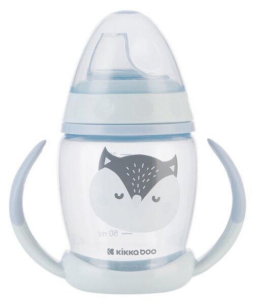 Ποτήρι Εκπαιδευτικό 200ml Kikka Boo Happy Face Blue