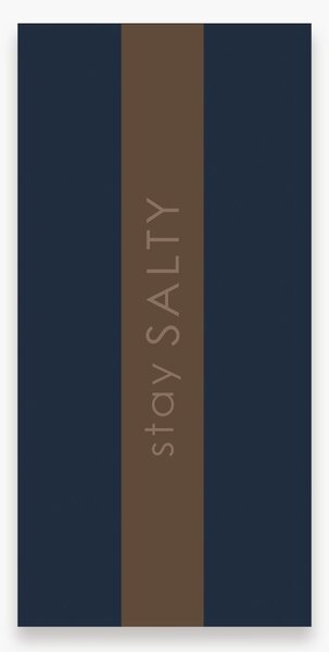 Πετσέτα Θαλάσσης (80x160) Nef-Nef Homeware Stay Salty Blue/Brown