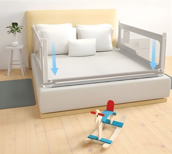 Προστατευτικό Κάγκελο Κρεβατιού Ecotoys 180cm, για Παιδική Ασφάλεια