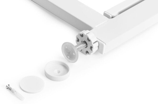 Προστατευτική Πόρτα Ασφαλείας EcoToys για Παιδιά και Κατοικίδια, Ρυθμιζόμενη 74-132cm, Ύψος 77cm