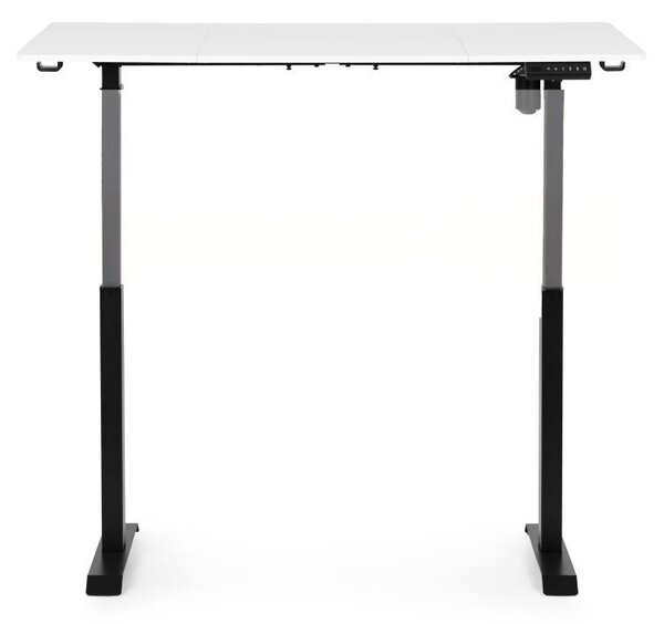 Ηλεκτρικό Γραφείο Modernhome, Ρυθμιζόμενο 76-121cm, Λευκό-Μαύρο 140x70cm