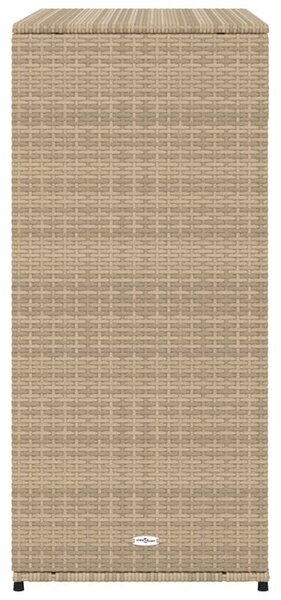 Ντουλάπι Αποθήκευσης Κήπου Beige 105x55x113 εκ. Συνθετικό Ρατάν - Μπεζ