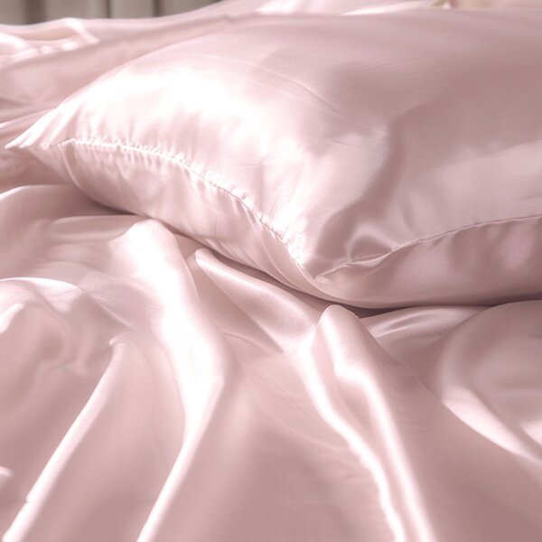 Μεταξωτή Μαξιλαροθήκη Φάκελος (50x70) Feel & Touch Beauty Sleep Pudra