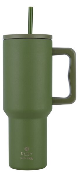 Κούπα Θερμός Με Λαβή & Καλαμάκι 1.2lt Estia Save The Aegean Tumbler Forest Spirit 01-32173