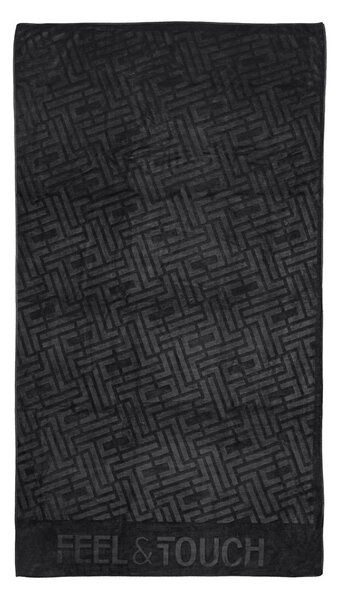 Πετσέτα Θαλάσσης (90x170) Feel & Touch Icon Black
