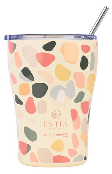 Ποτήρι Θερμός 350ml Estia Save The Aegean Hue Pebbles 01-31718