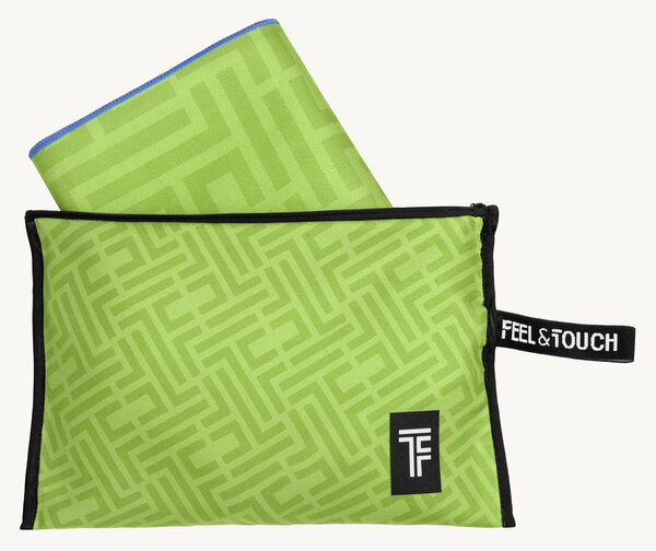 Πετσέτα Θαλάσσης Microfiber 2 Όψεων + Νεσεσέρ Παραλίας (2τμχ) Feel & Touch Motivo 04