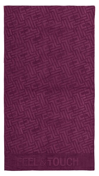 Πετσέτα Θαλάσσης (90x170) Feel & Touch Icon Aubergine