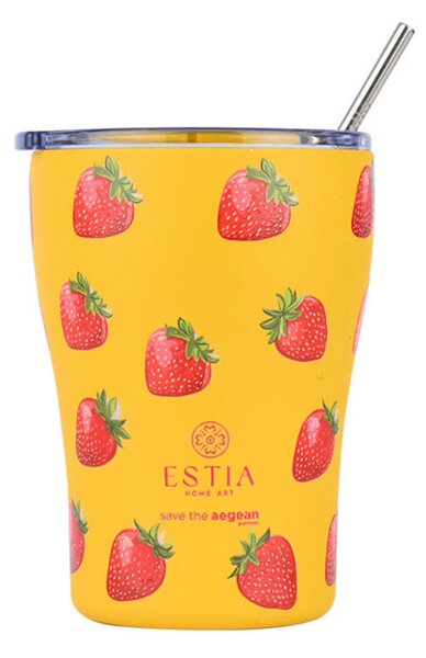 Ποτήρι Θερμός 350ml Estia Save The Aegean Berry Bright 01-31688