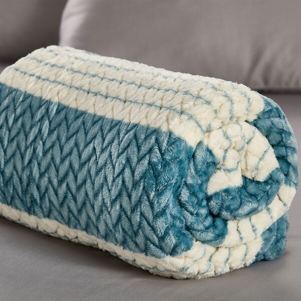 Κουβέρτα Fleece Υπέρδιπλη (220x240) Whitegg KB159 Πετρόλ