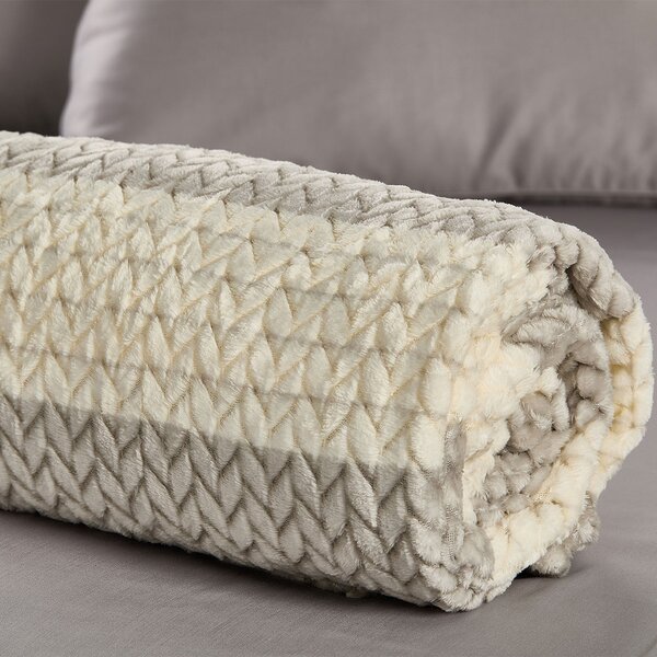Κουβέρτα Fleece Υπέρδιπλη (220x240) Whitegg KB159 Γκρι