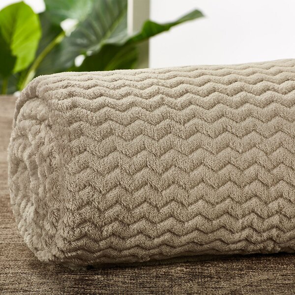 Κουβέρτα Fleece Μονή (160x220) Whitegg Pop Corn AW2026 Γκρι
