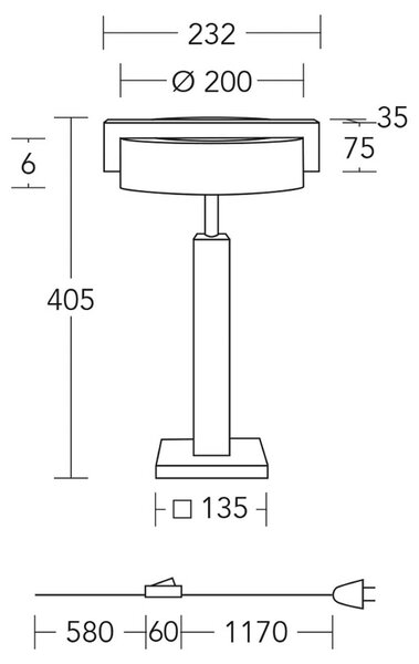 HerzBlut επιτραπέζιο φωτιστικό LED Talon, ξύλο, ρυθμιζόμενο