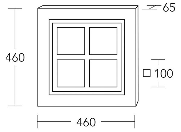 HerzBlut LED φωτιστικό οροφής Heart of Mio, ξύλο, dimmable