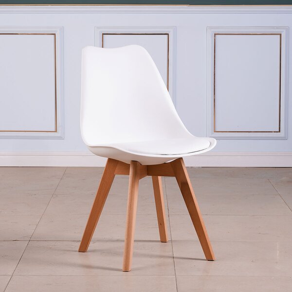 Καρέκλα Τραπεζαρίας (44x51x77) Spitishop Essential White