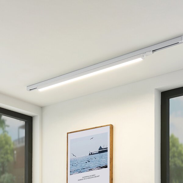 Arcchio Harlow LED track light, λευκό, 109 cm, 4.000 K, Λευκό, Μελέτη / Γραφείο, Αλουμίνιο, σύγχρονο