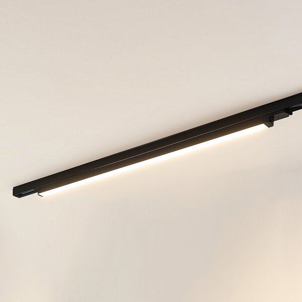 Arcchio LED φωτιστικό ράγας Harlow, μαύρο, 109 cm, 3.000K, Μαύρο, Μελέτη / Γραφείο, Αλουμίνιο, σύγχρονο