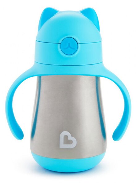 Παγούρι - Θερμός 237ml Με Καλαμάκι Munchkin Cool Cat Blue