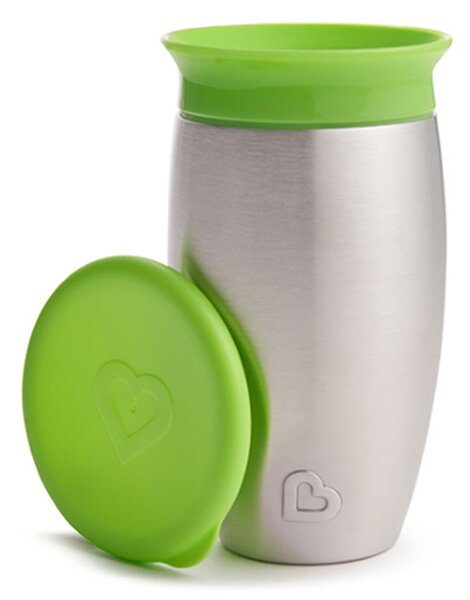 Ποτήρι Εκπαιδευτικό 296ml Munchkin Miracle Stainless Steel Cup Green