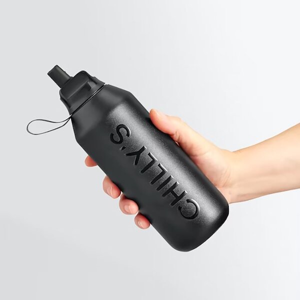 Μπουκάλι Θερμός 500ml Chilly's Series 2 Flip Abyss Black