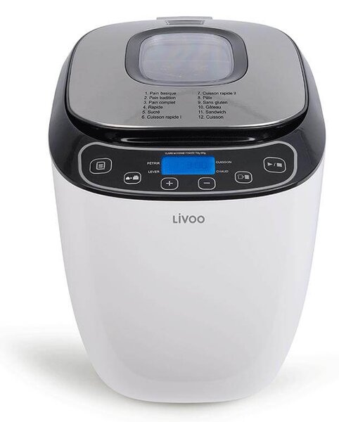 Αρτοπαρασκευαστής Livoo DOP218 Με Ισχύ 550W Και Χωρητικότητα 900gr