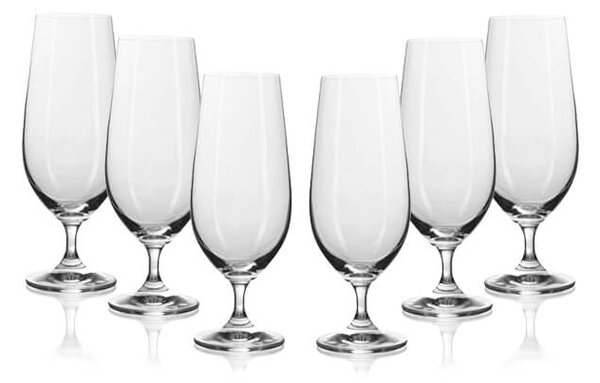 Σετ ποτήρια μπύρας Banquet Crystal by Bohemia Pilsner - 380 ml - 6 τεμάχια