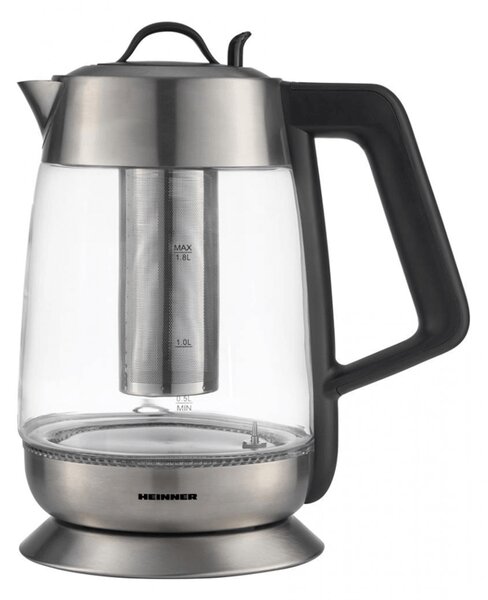 Βραστήρας Heinner HEK-TF18GX με χωρητικότητα 1.8L και ισχύ 2000W