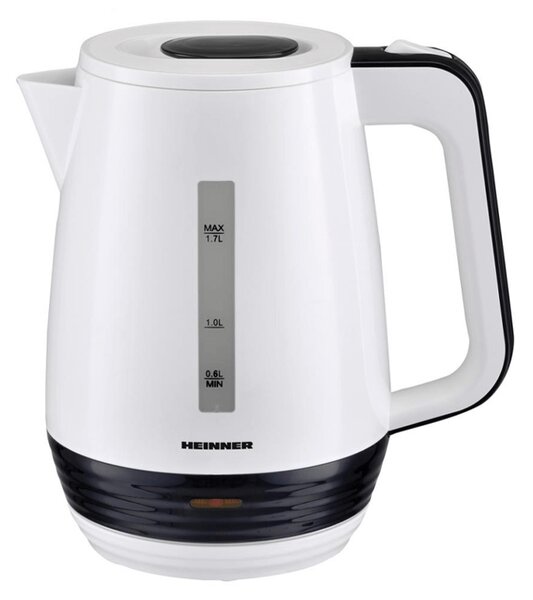 Βραστήρας Heinner HEK-17WH με χωρητικότητα 1.7L και ισχύ 2200W