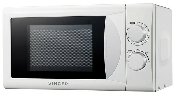 Φούρνος μικροκυμάτων Singer MW20WH με χωρητικότητα 20L και ισχύ μικροκυμάτων 700W