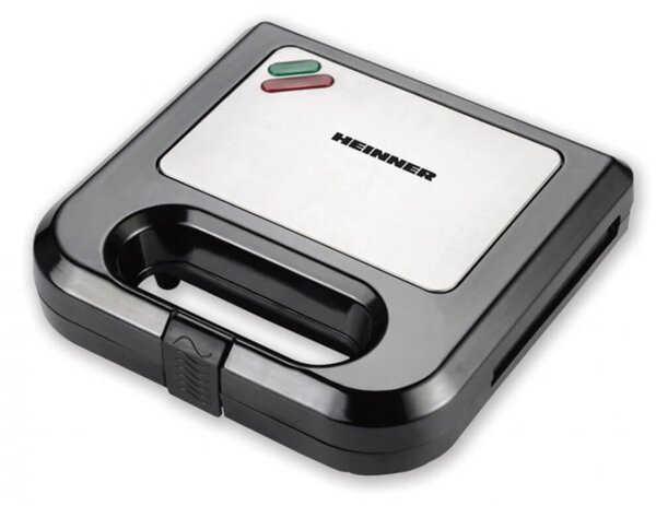 Τοστιέρα Heinner Magnet SM-K750BKS με ισχύ 750W, αντικολλητικές πλάκες γκριλ και χωρητικότητα 2 Τοστ