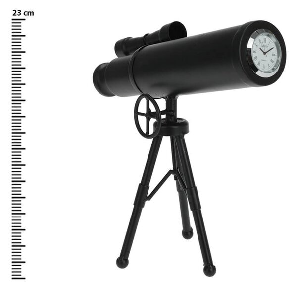 Eπιτραπέζιο ρολόι Residence telescope model C37568640 Μεταλλικό, 22 x12 x23cm