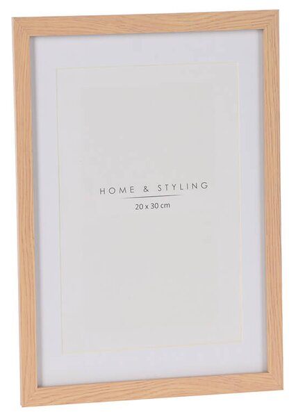 Κορνίζα H&S Collection με πασπαρτού, βάση, διαστάσεις 27.5x32.5cm και διαστάσεις φωτογραφίας 20x30cm