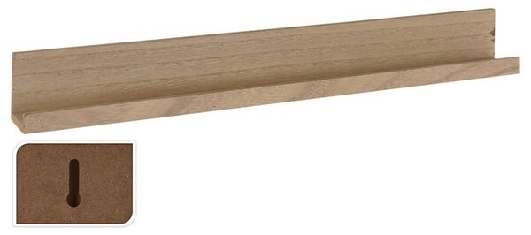 Ράφι τοίχου NB1700650 με διαστάσεις 6x58x6.8cm - Ξύλο