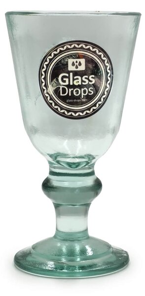 Ποτήρι Glass Drops Αuthentic (1391) Από ανακυκλωμένο γυαλί, Χωρητικότητας 200ml, Διαστάσεων Ø 9 x Υ 16 cm