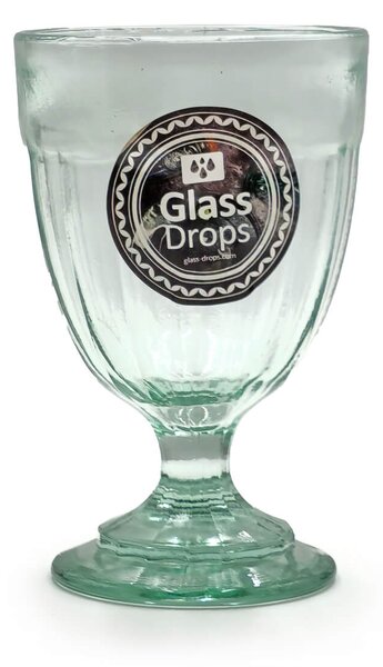 Ποτήρι Glass Drops Casual (1394) Από ανακυκλωμένο γυαλί, Χωρητικότητας 250ml, Διαστάσεων Ø 9.5 x Υ 14 cm