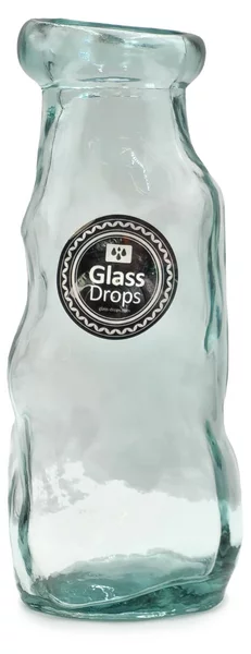 Διακοσμητικό Βάζο Glass Drops Sac (4658) Από ανακυκλωμένο γυαλί, Χωρητικότητας 1L, Διαστάσεων Ø 10 x Υ 25cm