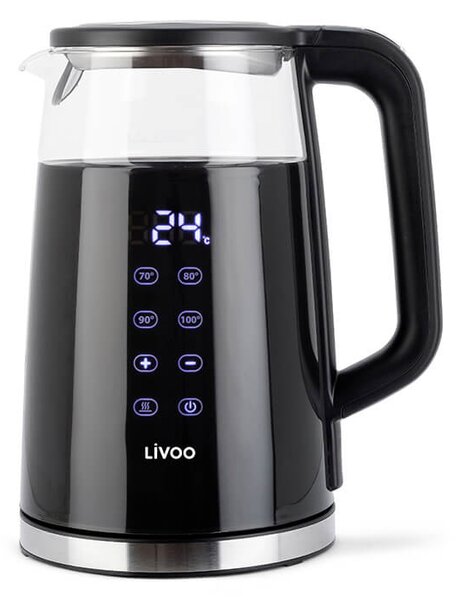 Ψηφιακός Βραστήρας Livoo DOD198 με χωρητικότητα 1.7L και ισχύ 1850W - Black