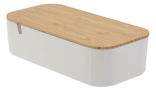 Κουτί οργάνωσης με καθρέφτη Excellent Houseware , 26x13x7cm - Καφέ/Λευκό
